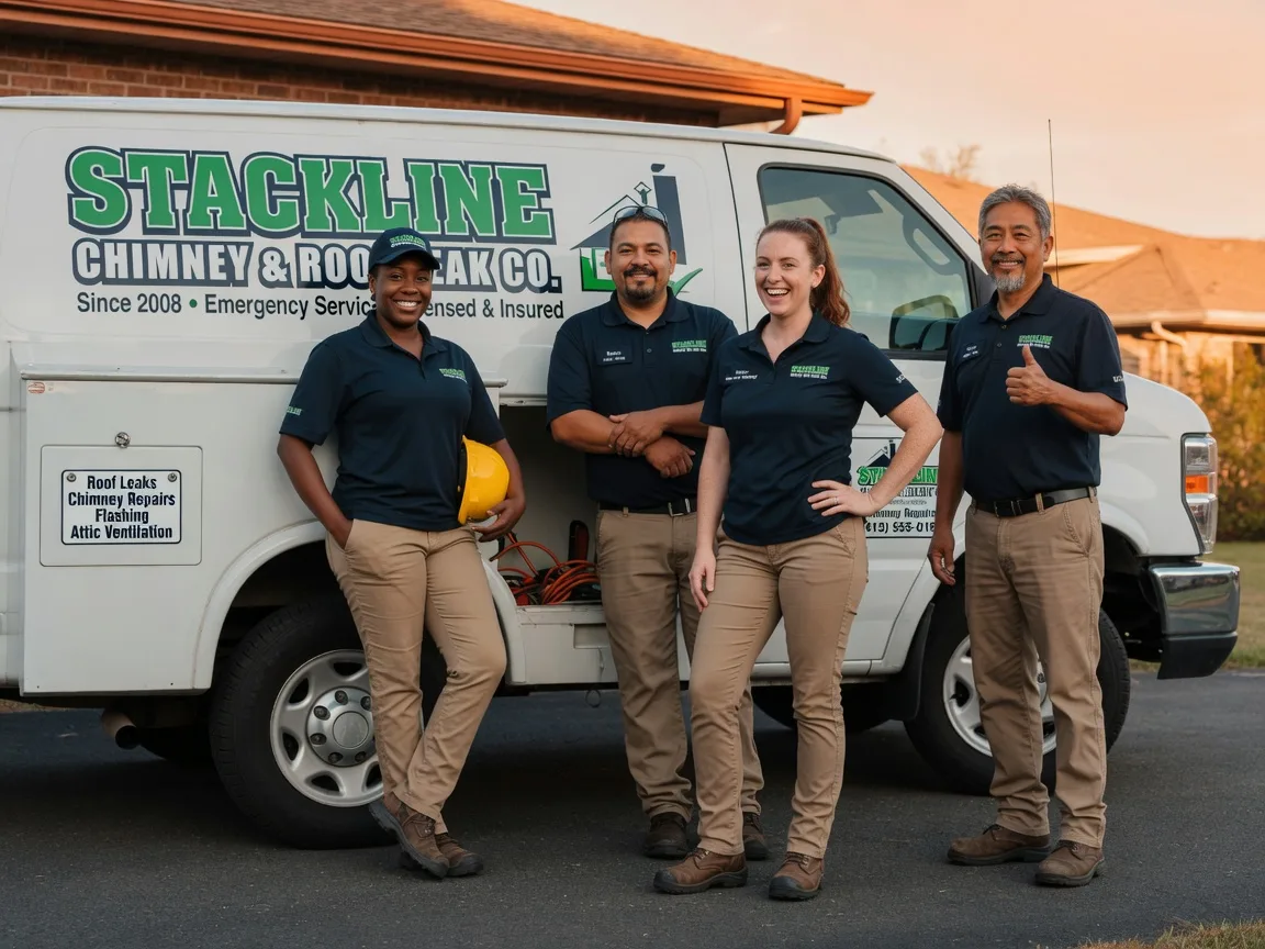 Chimney flashing repair company in Leonard, MO